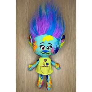 Dreamworks Trolls Hug N Plush Harper Paint Splatter 30cm Soft Plush Toy Hasbro